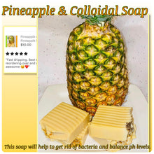 Load image into Gallery viewer, Pineapple and Colloidal Silver Soap Bar - FREDA MAGIC